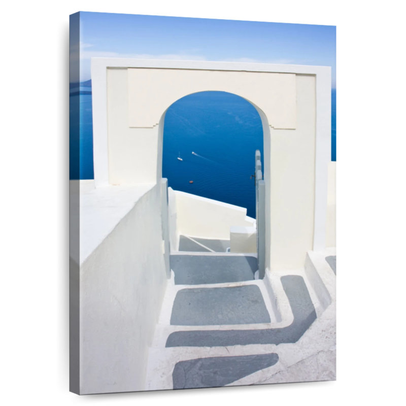 Lilie Santorini Gate, 12" H x 8" W