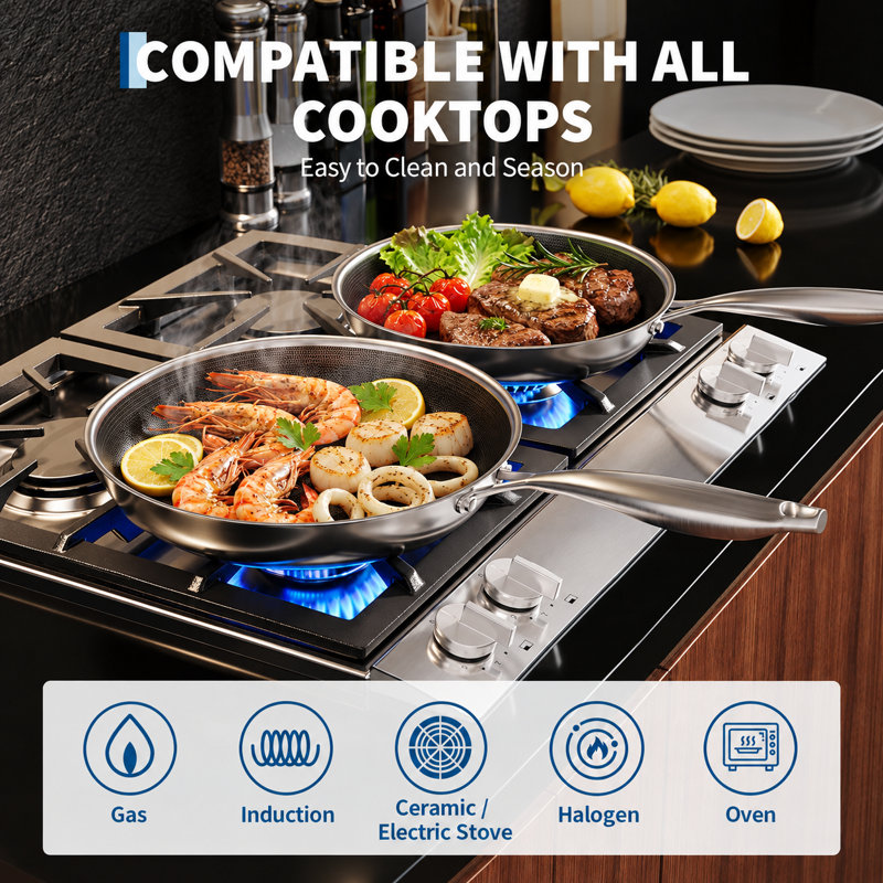 Non-Stick Frying Pan Set