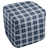Blue/Silver/White Polyester Blend