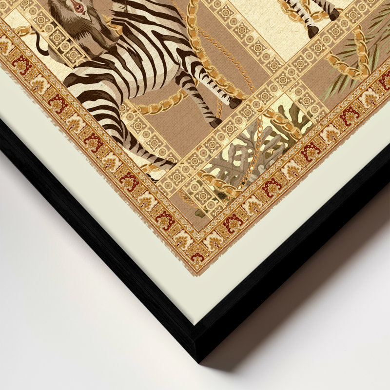 Serengeti Companions, 20" H x 20" W, Black