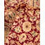 Tapis rouge / noir / beige noué à la main de conception unique 9 pi 1 po x 12 pi 5 po Hayner