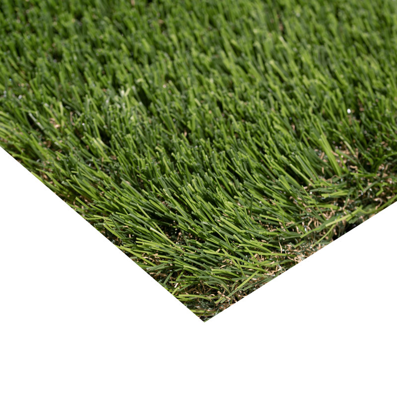 Verdant Vista Lushscape Green 15 ft Wide Cut-to-Length Roll 45 mm Pile Artificial Turf Indoor/Outdoor Pet Friendly, 1.77"