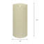 Bougie pilier parfumée vanille et miel-70430870