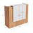 ICON 53" Modern Laminate Reception Desk, Multifunctional Modern Transaction Counter Top