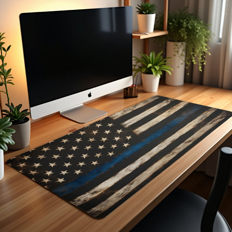 Polyester Desk Pad, 14.4x12.1