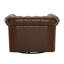 Fauteuil club pivotant rembourré Lawrence Chesterfield-1440593717