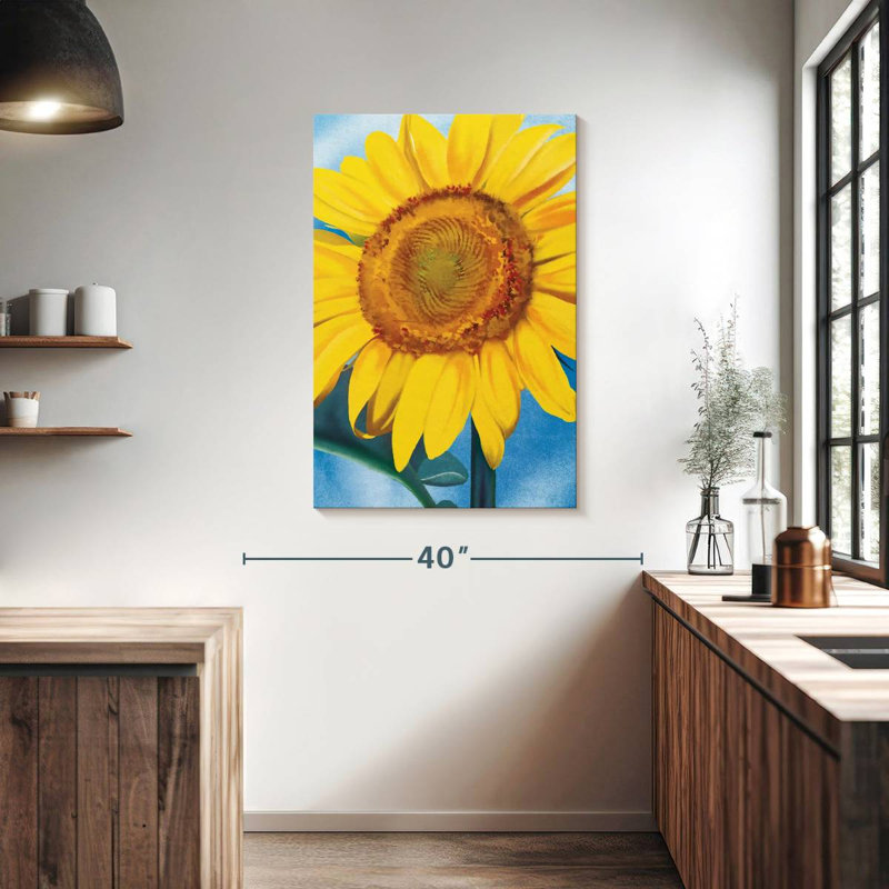 Harnek Yellow Sunflower, 39" H x 26" W