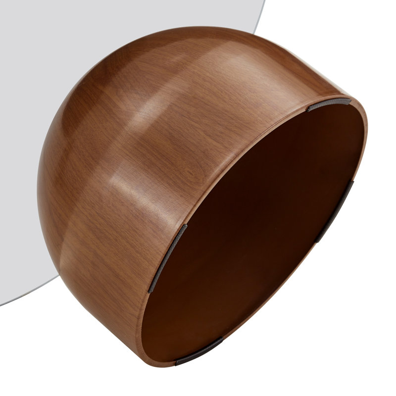 Ensemble de 2 tables basses gigognes, Noyer
