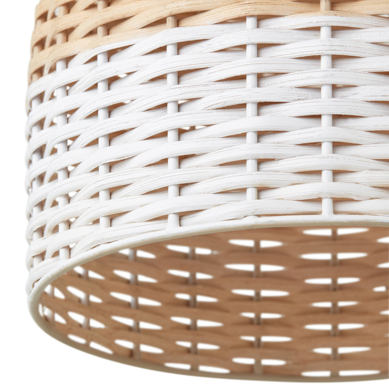 Luminaire suspendu en dôme 7,5 po Beachy White Dome - Bay Isle Home ™