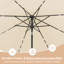 Parasol de plage éclairé 10 pi Joice-1528104785