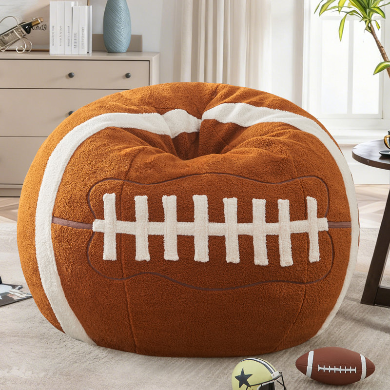 Extra Large Bean Bag Chair with Removable Cover, Memory Foam Filler Included, Plush Microfiber Lounger for Living Room, Bedroom and Game Room