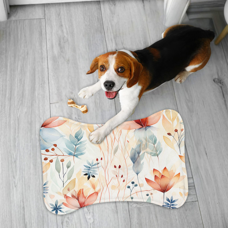 Radiant Vibes - 1 Piece Bone Shape Feeding Mat