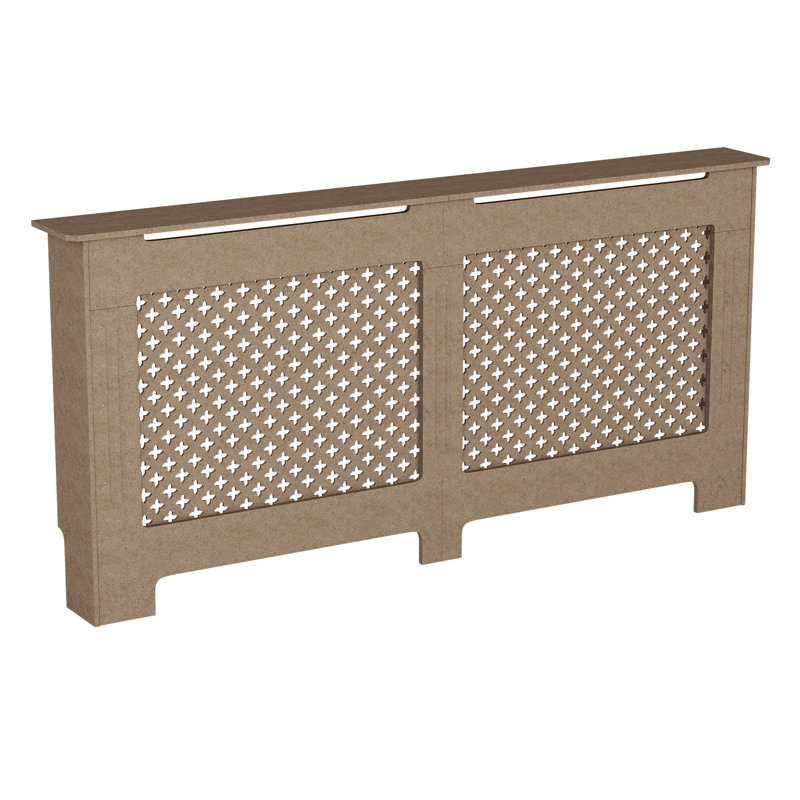 Reta Radiator Cover, Unfinished, 82cm H x 172cm W x 19cm D