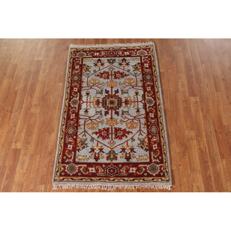 Tapis oriental bleu clair 3 x 5