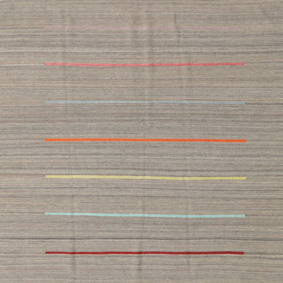 Tapis gris foncé / beige Chertsey