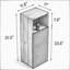 Armoire de salle de bain flottante, armoire de rangement murale pour petit espace-1776046733
