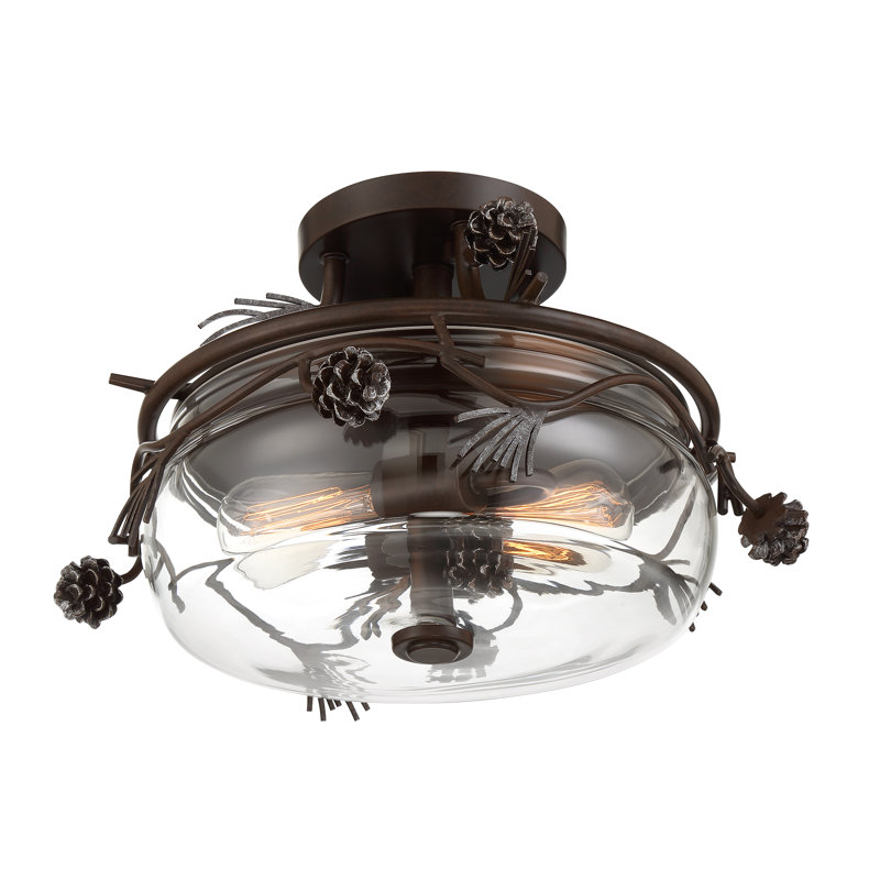 Evenny Glass Flush Mount