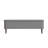 Derryberry Ottoman Storage Bench. Grey Button Tufted Linen Fabric Upholstered. 2 Leg Options Included.