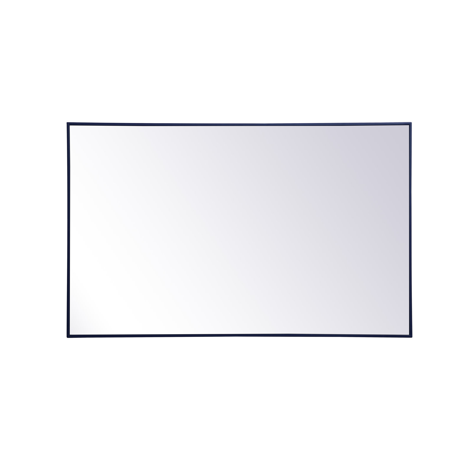 Sabine Metal Rectangle Wall Mirror, 48" x 30", Blue