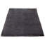 Tapis gris foncé abstrait noué à la main