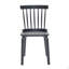 Ensemble de 2 chaises de salle à manger, dossier en bois de style campagnard, siège large-982573157