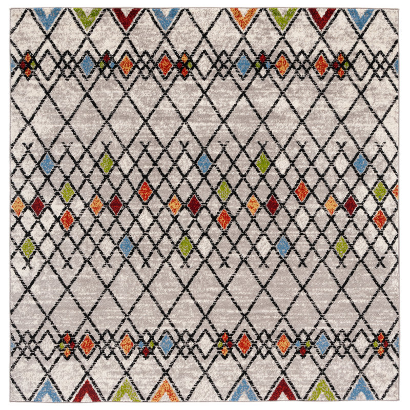 Godin Performance Southwestern Rug, Square 6'7"