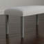 Banc de chambre moderne avec tabourets de salle à manger rembourrés-1458590790
