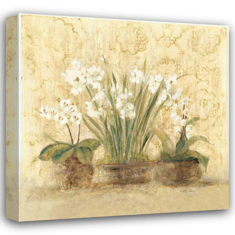 «Red Barrel Studio® Blum», art sur toile tendue par Cheri Gallery: k 8232 Esprit NarcOrch, H 36 po x l 36 po