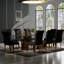 Chaise parsons rembourrée en velours Ladarius