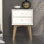 Abby Corda 2 Drawer Bedside Table-92341756