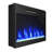 Abimael 22.99'' W Black Electric Fireplace Insert