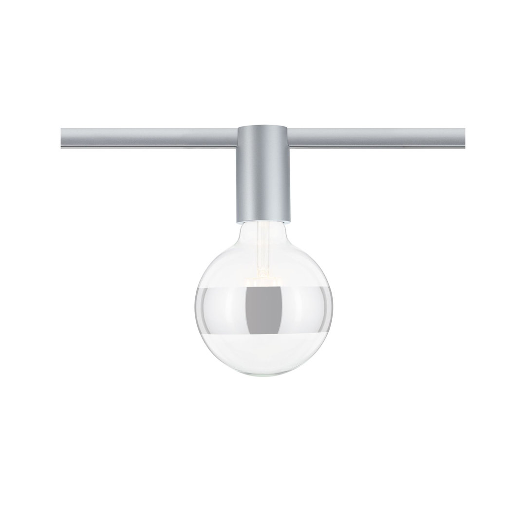 Paulmann  URail Ceiling Socket E27, chrom matt