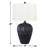 Raso 28 in. Satin Black Table Lamp