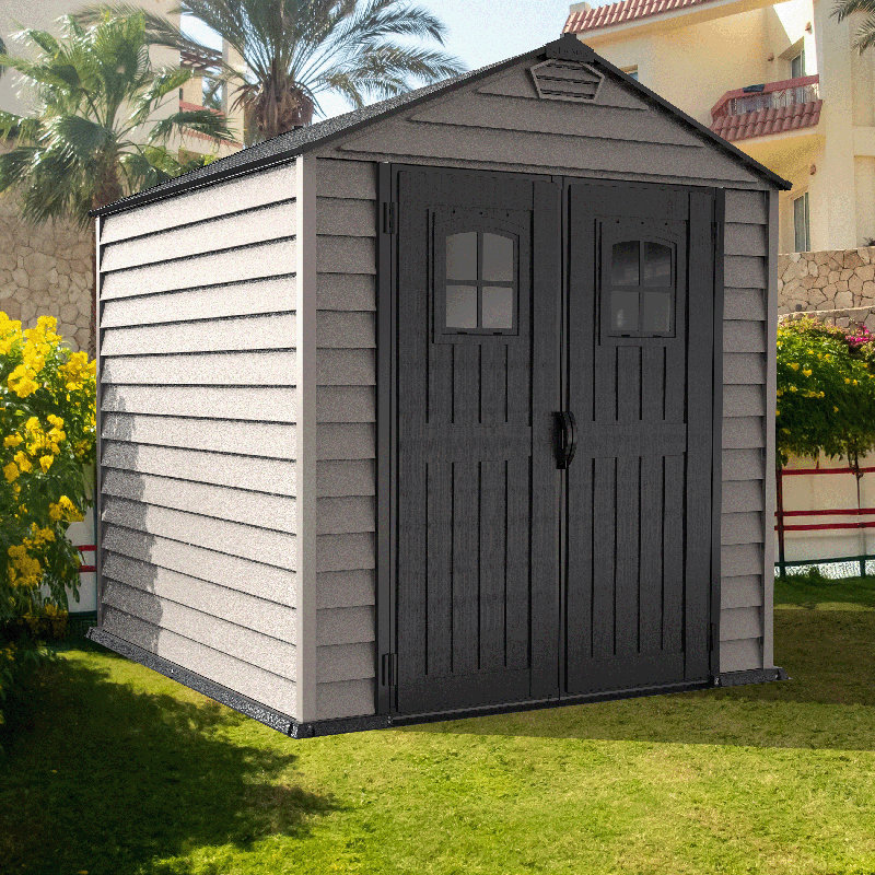Storemax Plus 6 ft. 10 in. W x 6 ft. 9 in. D Plastic Storage Shed