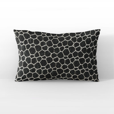 Plutus Opulence Hexagonal Geometric Luxury Throw Pillow