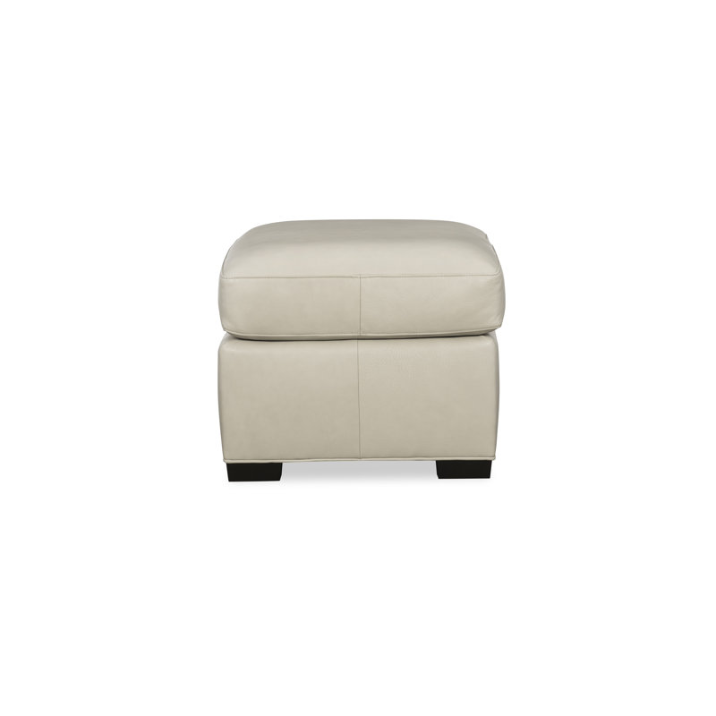 H&M Custom Upholstery Ottoman, Fergus Cedar