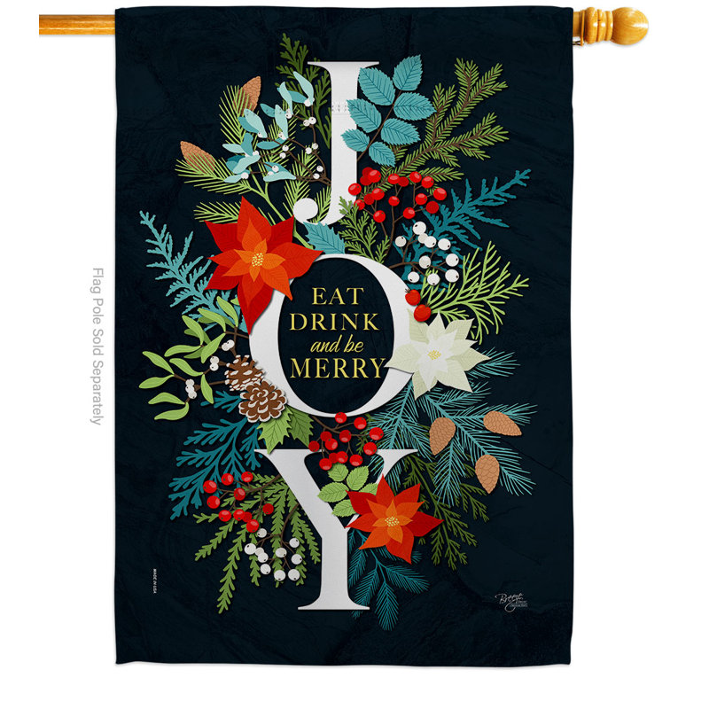 Double Sided 40'' H x 28'' W Polyester House Flag