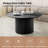 Marrina Round Manufactured Wood Coffee Table with Fluted Pedestal Base -211961112