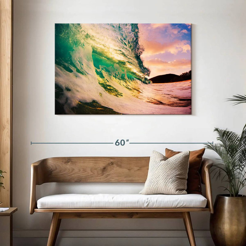 Gillard Retro Sunset Wave, H 30 po x l 45 po