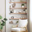 Flagstaff Oak Solid Wood Floating Shelf-855630534