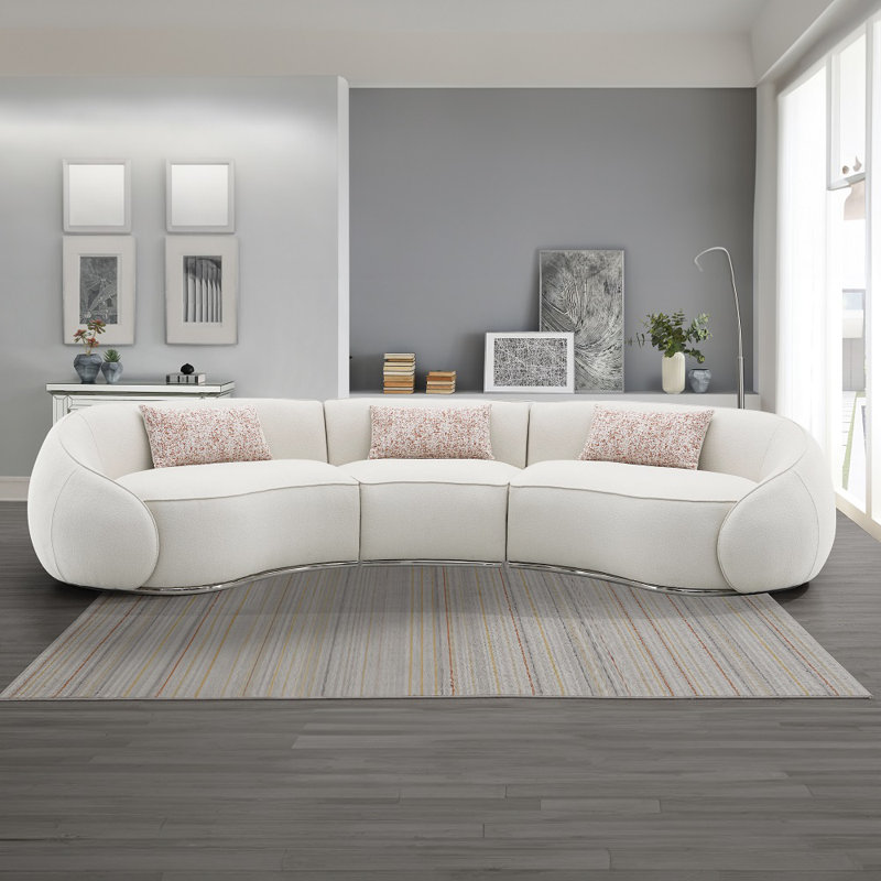 Artrip Sectional Sofa W/3 Pillows