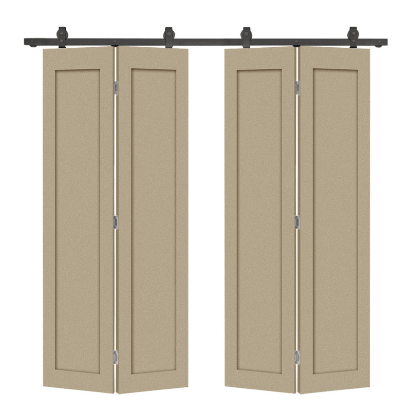 Ensemble de quincaillerie double porte pliante 1 panneau, 52 po x 84 po