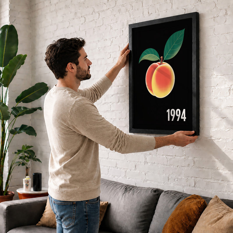 Luminous Peach Modern - Print, Unframed, A2 - 59.4 x 42.0 cm