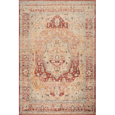 Nuloom Cirella Traditional Medallion Washable Area Rug