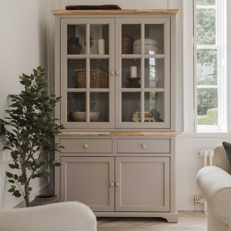 Teague Display Cabinet, Truffle