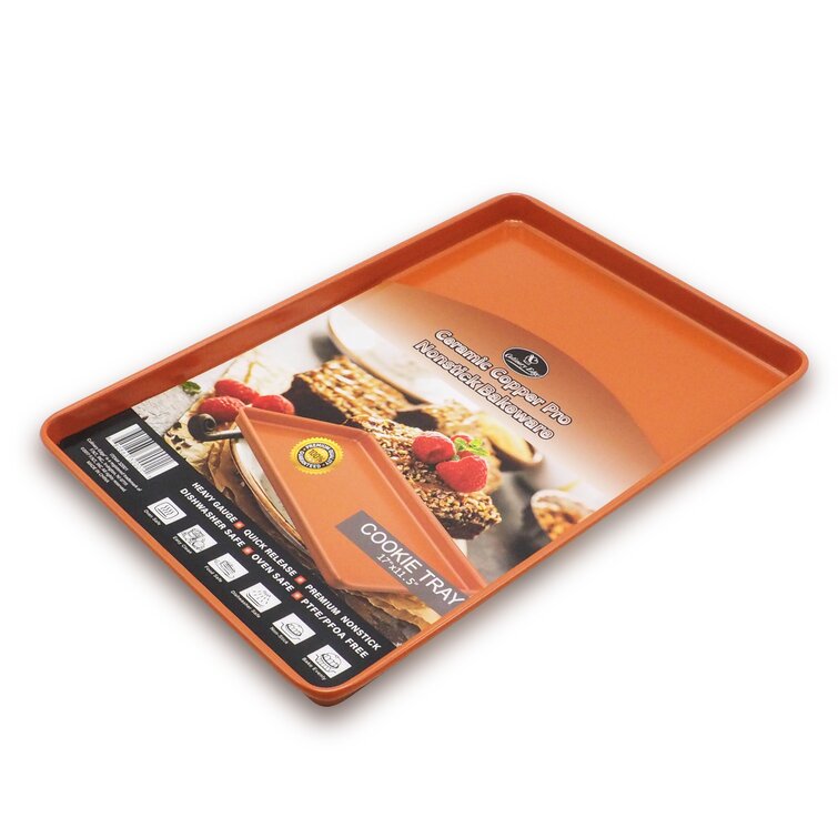 Culinary Edge Copper Non-Stick Cookie Sheet