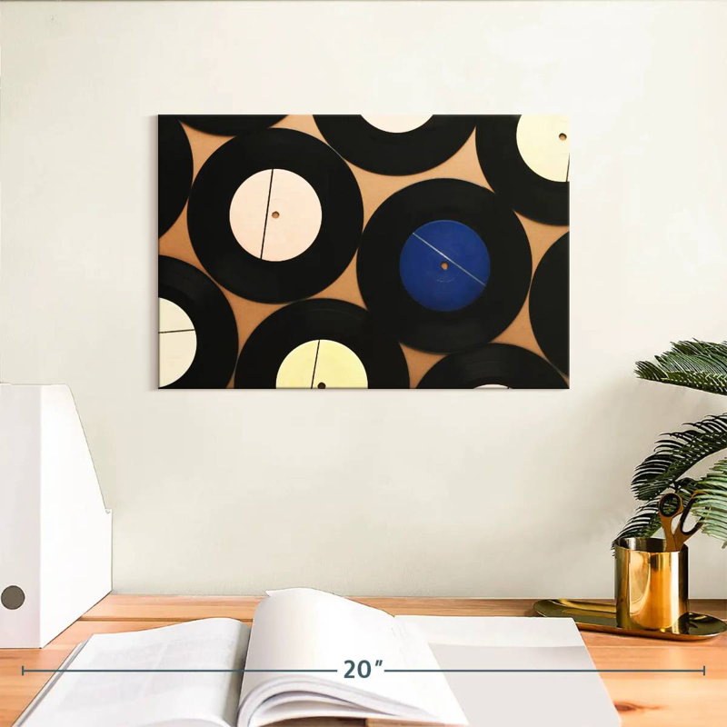 Collection de disques vinyles Abarca, H 8 po x l 12 po