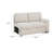 Ompa Modular Armless Sofa With Storage, Boucle, 52 Inch-115686118