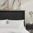 Full/Queen Headboard, Fluted Panel Design, Modern Style, Onyx Birch-1924592493