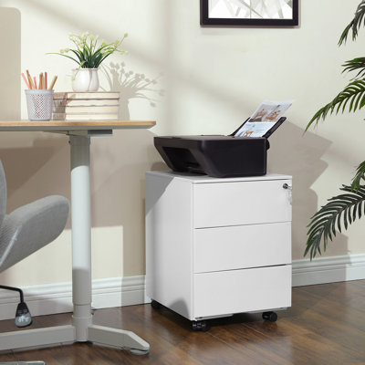 Mcwhirter 39cm Wide 3 -Drawer Mobile File Cabinet